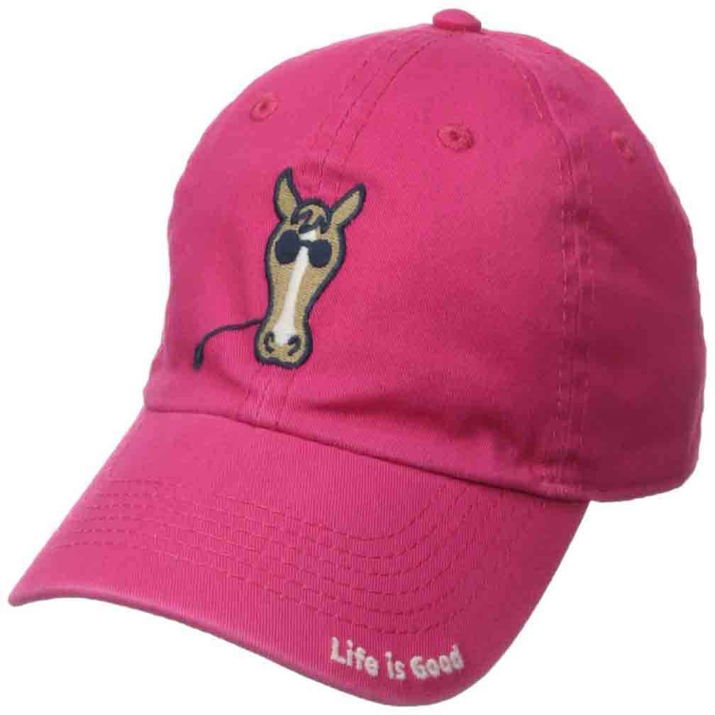 life-is-good-kids-chill-cap-horse-pop-pink